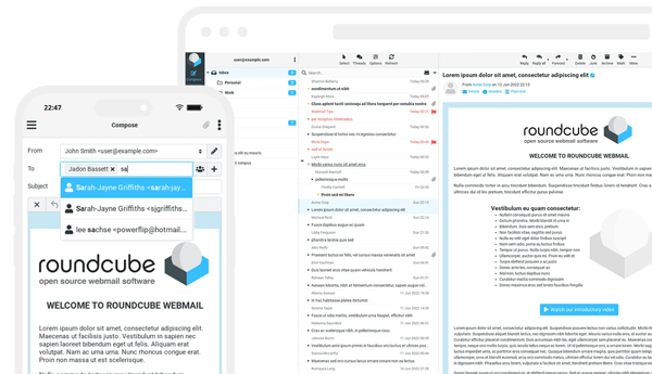 Roundcube webmail
